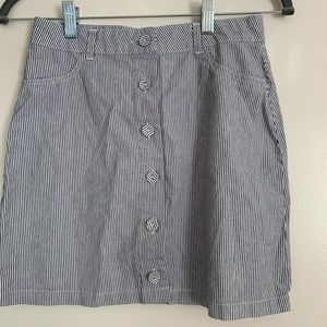 S Striped forever 21 skirt